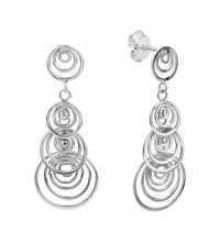 Ohrstecker 925 Silber rhodiniert - Avrum