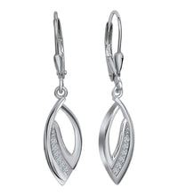 Ohrhänger Silber Zirkonia weiß - Avrum