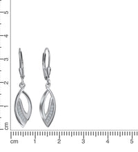 Ohrhänger Silber Zirkonia weiß - Avrum