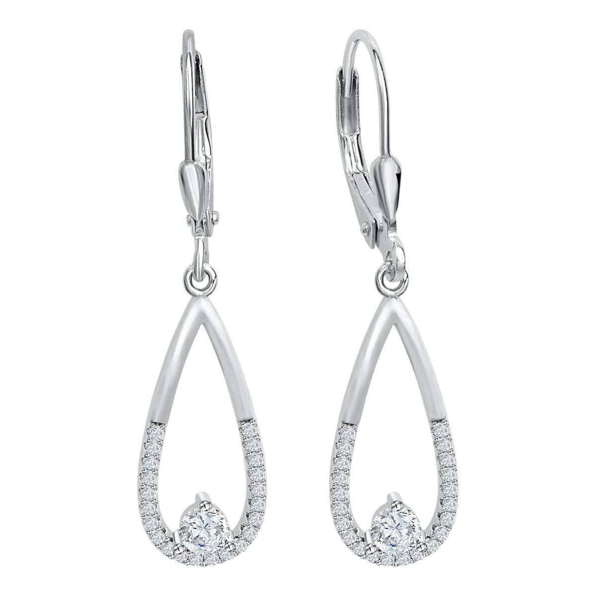 Ohrhänger Silber Zirkonia - Avrum