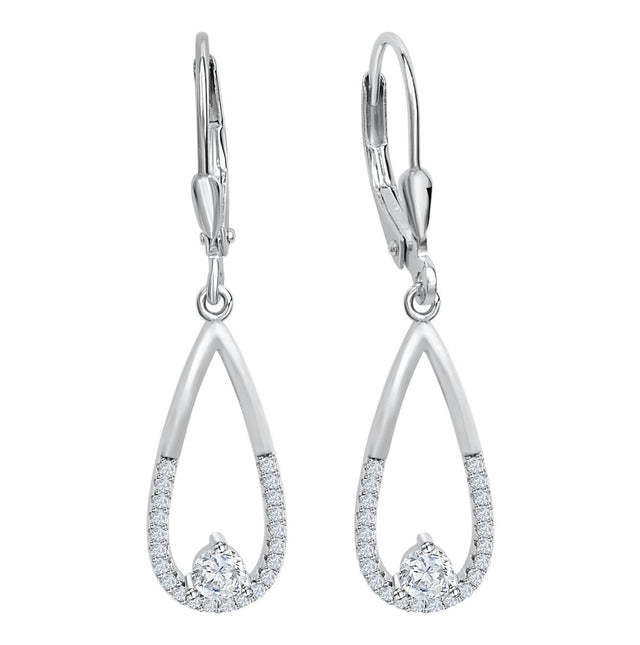 Ohrhänger Silber Zirkonia - Avrum