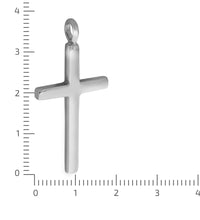 Anhänger 925 Silber rhodiniert Kreuz - Avrum