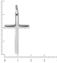 Anhänger 925 Silber rhodiniert Kreuz - Avrum
