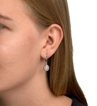 Ohrringe Silber 925 mitechtem Rosenquarz - Avrum