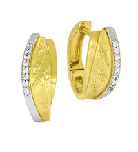 Klappcreolen 333 Gelbgold bicolor - Avrum