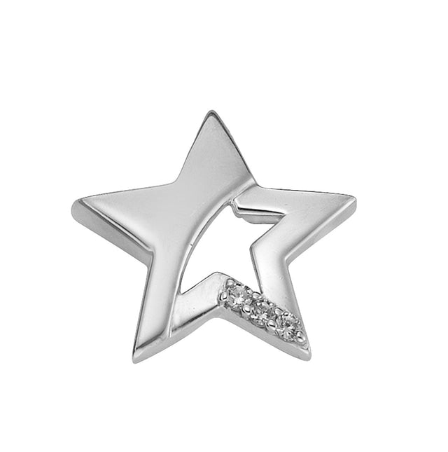 Anhänger 925 Sterling Silber Stern Zirkonia - Avrum