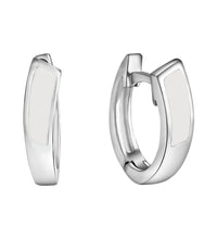 Klappcreolen 925 - Sterling Silber rhodiniert - Avrum