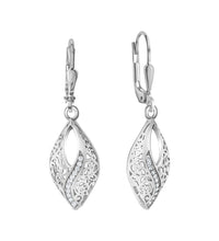 Ohrhänger 925 - Sterling Silber rhodiniert Zirkonia - Avrum