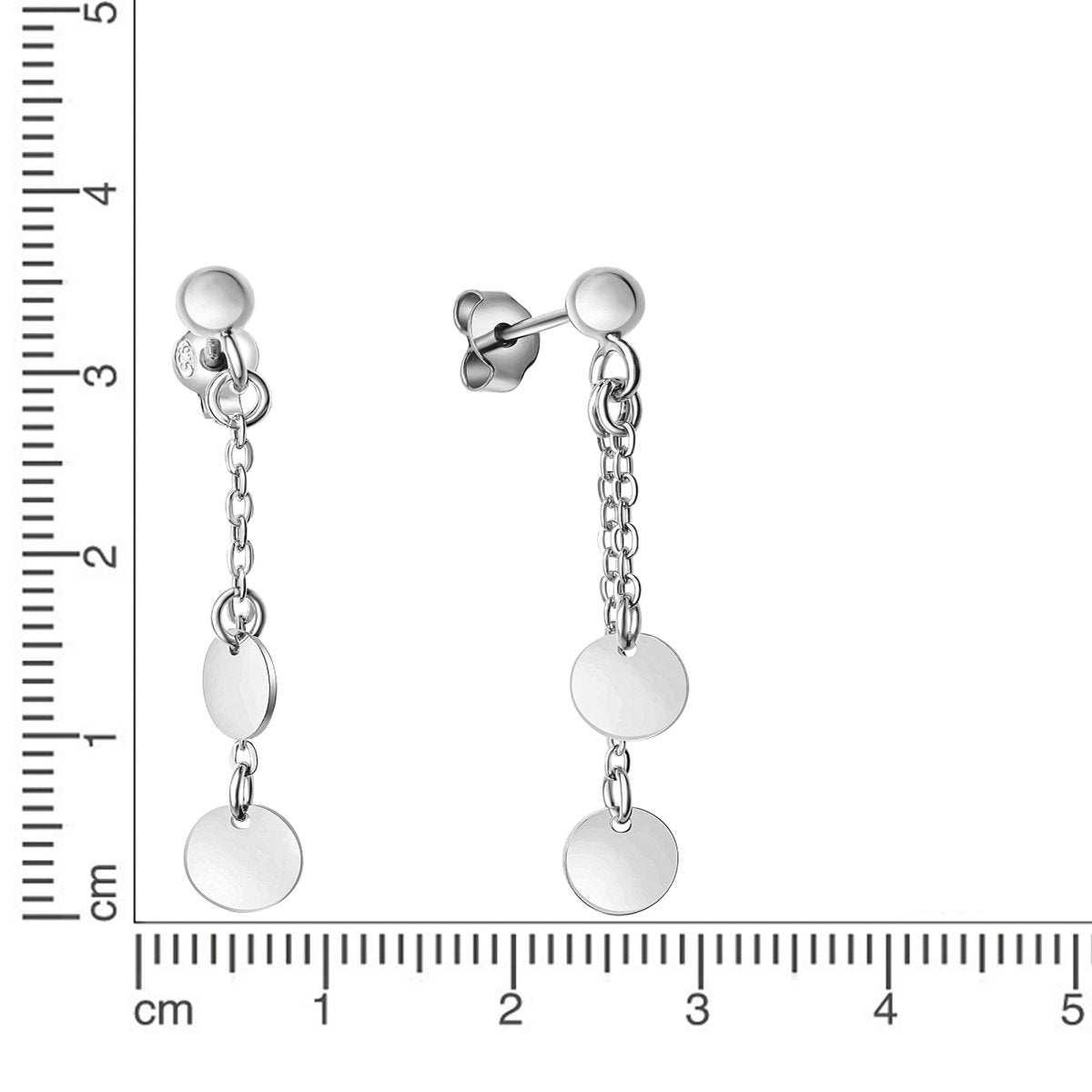 Ohrhänger 925 - Sterling Silber rhodiniert - Avrum