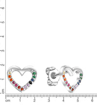 Ohrstecker 925 - Sterling Silber rhodiniert Kristalle - Avrum