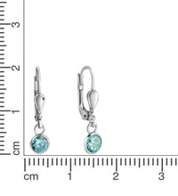 Ohrhänger 925 - Sterling Silber rhodiniert Zirkonia - Avrum