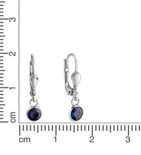 Ohrhänger 925 - Sterling Silber rhodiniert Zirkonia - Avrum