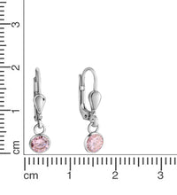 Ohrhänger 925 - Sterling Silber rhodiniert Zirkonia - Avrum