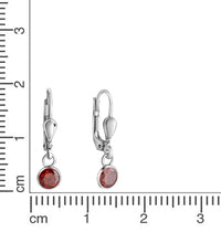 Ohrhänger 925 - Sterling Silber rhodiniert Zirkonia - Avrum