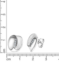 Ohrstecker 925 - Sterling Silber rhodiniert - Avrum