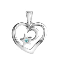 Anhänger 925 - Sterling Silber rhodiniert Zirkonia - Avrum