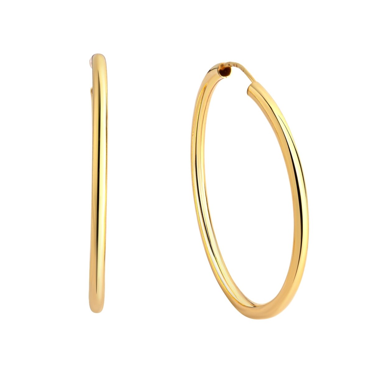 Creolen 925 Silber rhodiniert 3,0cm - Avrum