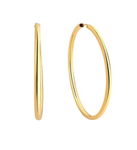 Creolen 925 Silber rhodiniert 4,0cm - Avrum