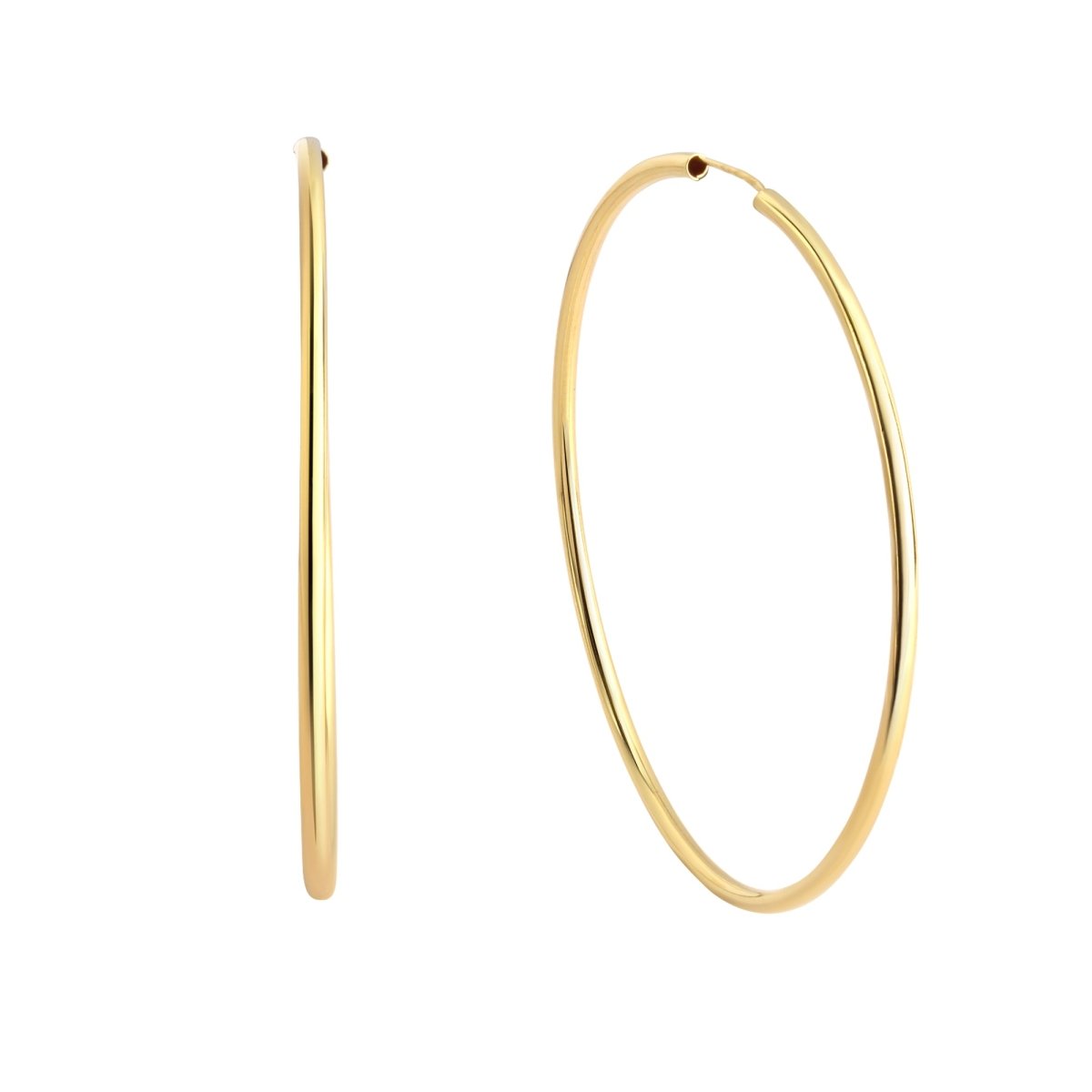 Creolen 925 Silber rhodiniert 6,0cm - Avrum