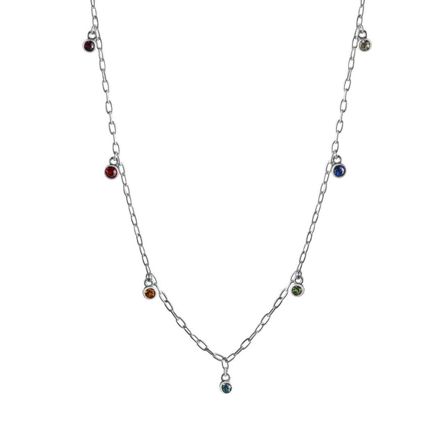 Collier 925 - Sterling Silber rhodiniert - Avrum