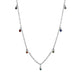 Collier 925-Sterling Silber rhodiniert