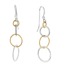 Ohrhaken 925 Silber Ringe rhodiniert - Avrum