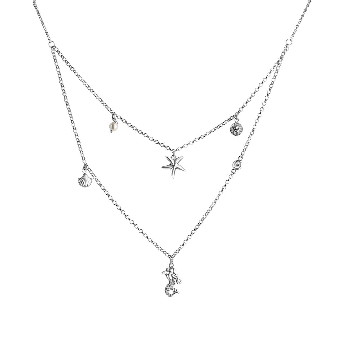 Collier 925 - Sterling Silber rhodiniert - Avrum