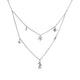 Collier 925-Sterling Silber rhodiniert