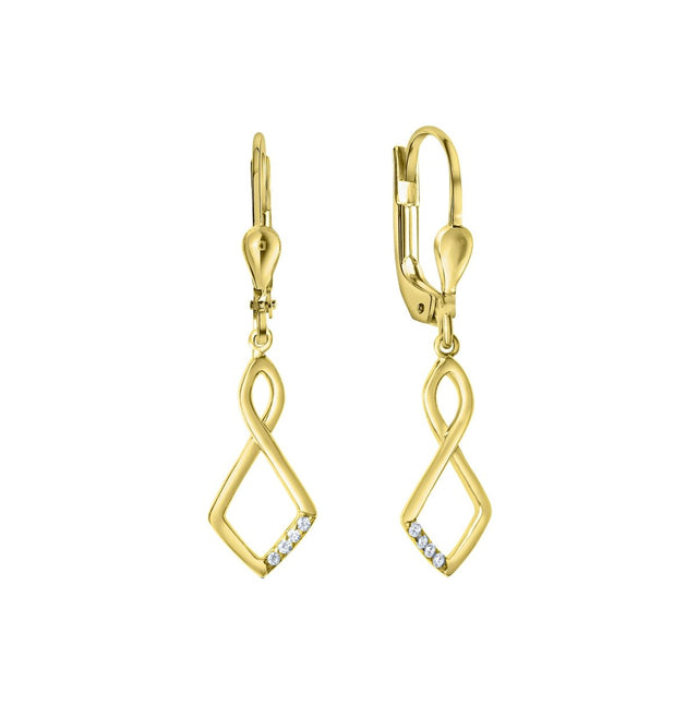 Ohrhänger 925 - Sterling Silber vergoldet - Avrum