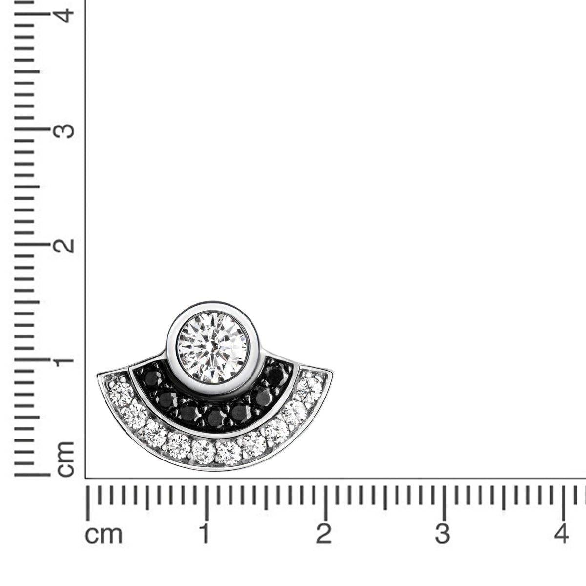 Anhänger 925 - Sterling Silber rhodiniert Zirkonia - Avrum