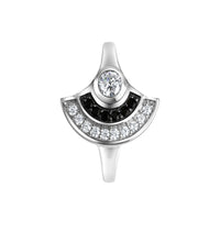 Ring 925 - Sterling Silber rhodiniert Zirkonia - Avrum