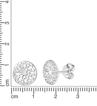 Ohrstecker 925 - Sterling Silber rhodiniert - Avrum