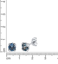 Ohrstecker 925 Sterling Silber rhodiniert - Avrum