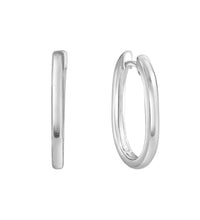 Klappcreolen 925 - Sterling Silber rhodiniert - Avrum