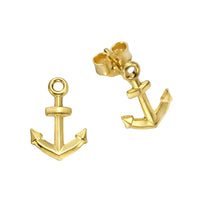 Ohrstecker 925 Silber rhodiniert Anker - Avrum