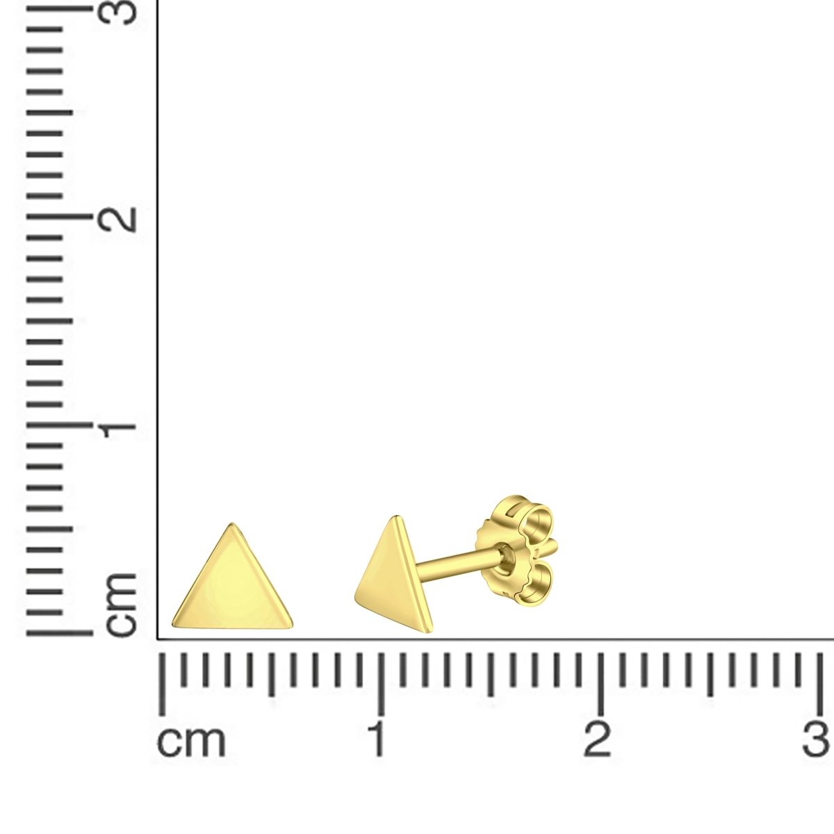 Ohrstecker 925 Silber rhodiniert - Avrum