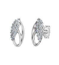 Ohrstecker 925 - Sterling Silber rhodiniert Zirkonia - Avrum