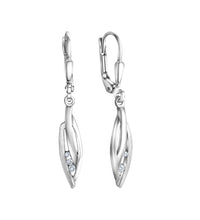 Ohrhänger 925 - Sterling Silber rhodiniert Zirkonia - Avrum