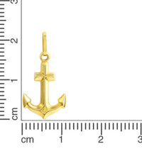Anhänger 925 Silber rhodiniert Anker - Avrum