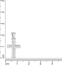 Anhänger 925 - Sterling Silber rhodiniert Zirkonia - Avrum