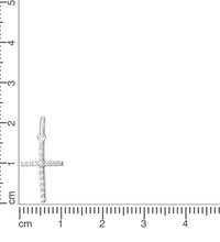 Anhänger 925 - Sterling Silber rhodiniert Zirkonia - Avrum