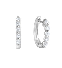 Ohrringe 925 Sterling Silber rhodiniert Zirkonia - Avrum