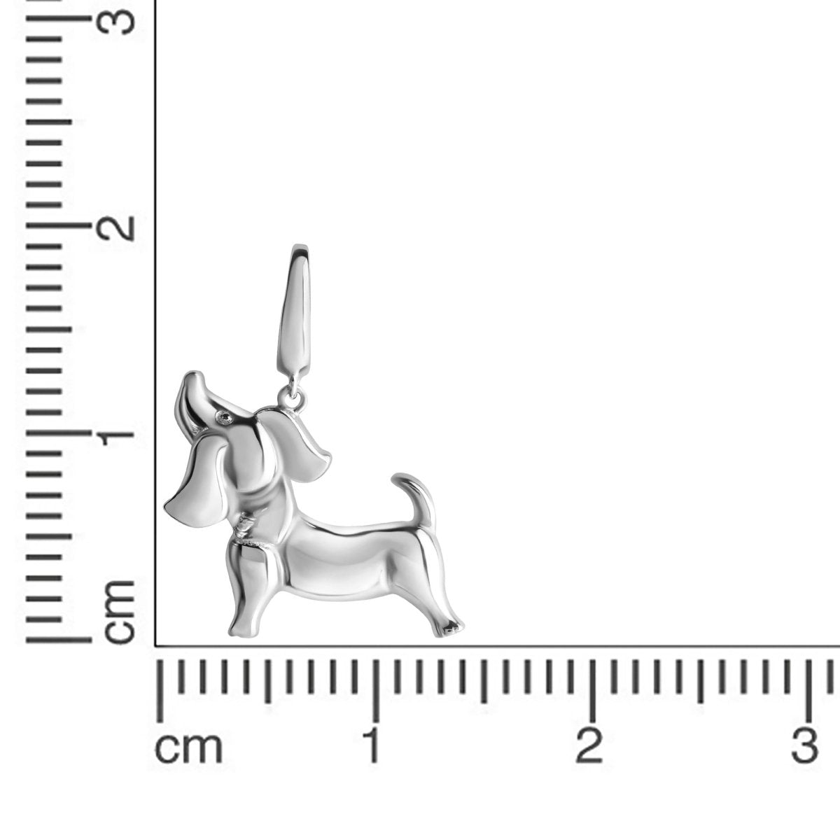 Anhänger 925 - Sterling Silber rhodiniert - Avrum