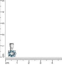 Anhänger 925 - Sterling Silber rhodiniert Amethyst - Avrum