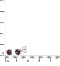 Ohrringe Silber 925 rhodiniert mit Blautopas (beh.) - Avrum