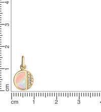 Anhänger 925 - Sterling Silber vergoldet - Avrum