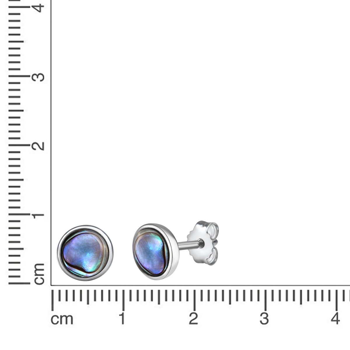Ohrstecker 925 - Sterling Silber rhodiniert - Avrum