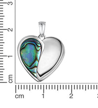 Anhänger 925 - Sterling Silber rhodiniert Abalone - Avrum
