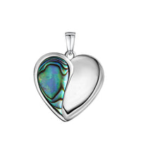 Anhänger 925 - Sterling Silber rhodiniert Abalone - Avrum