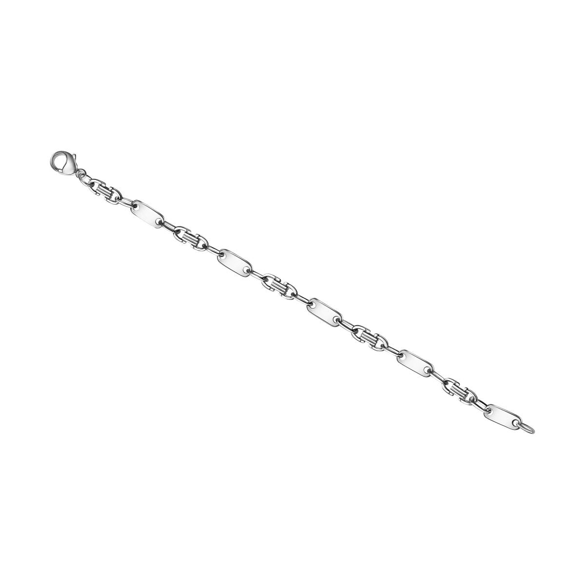 Armband 925 Sterling Silber weiß Fantasiearmband 21 cm - Avrum